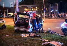 BMW vairuotoją sulaikė policija