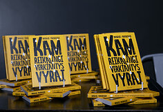 Donato Paulausko knygos &bdquo;Kam reikalingi verkiantys vyrai&ldquo; pristatymas