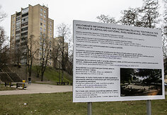 Vilniuje &scaron;alia Pelesos ir Liepkalnio gatvių projektuojamas naujas skveras