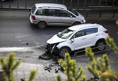 &bdquo;Kia&ldquo; avarija Geležinio vilko gatvėje