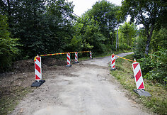 Tvarkoma Pūčkorių gatvė Vilniuje