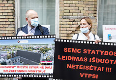 Piketas „Išsaugokime kino teatrą „Garsas“