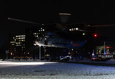 Sraigtasparnio nusileidimas Santari&scaron;kių transporto žiede