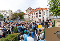 Protestas dėl medžių J.Basanavičiaus gatvėje