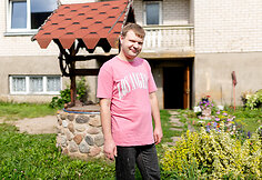 Projekto &bdquo;Žingsniai&ldquo; dalyvis Rokas