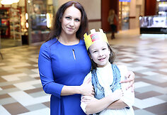 Asta Pilypaitė su dukra Rūta