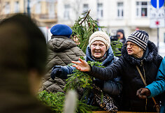 Valstybinių mi&scaron;kų urėdijos mi&scaron;kininkų organizuojama nemokamų eglės &scaron;akų dalijimo akcija