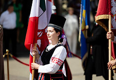 I&scaron;kilminga Respublikos Prezidento vėliavos keitimo ceremonija Simono Daukanto aik&scaron;tėje