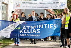 „Atminties kelio“ eisena į Panerius