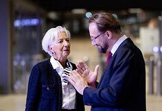 Christine Lagarde, Gediminas Šimkus