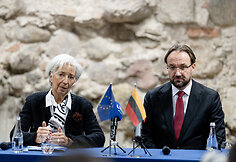 Christine Lagarde, Gediminas Šimkus