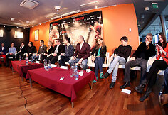 Spaudos konferencijos akimirka