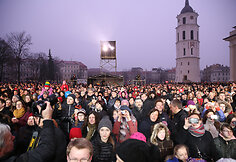  Koncerto &bdquo;Dainuoju Lietuvą kaip džiaugsmą&ldquo; akimirka