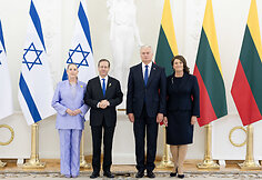 Michal Herzog, Isaakas Hercogas, Gitanas Nausėda, Diana Nausėdienė