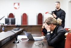 Teismo posėdis dėl nužudymo Žvėryne