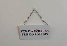 Teismo posėdis dėl nužudymo Žvėryne