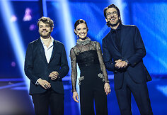 Antrojo &bdquo;Eurovizijos&ldquo; pusfinalio generalinės repeticijos akimirka