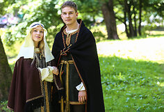 I-IV amžius, žiemgalių genties kostiumas