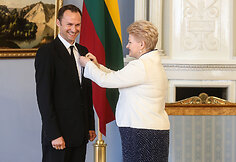 Edgaras Montvidas ir Dalia Grybauskaitė