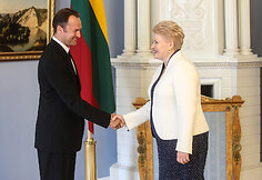 Edgaras Montvidas ir Dalia Grybauskaitė