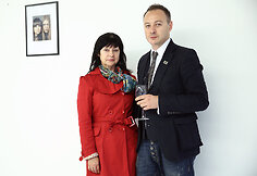 Aistis Mickevičius su mama Galina
