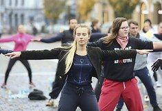 Treniruotės akimirka
