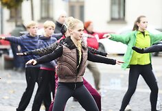 Treniruotės akimirka
