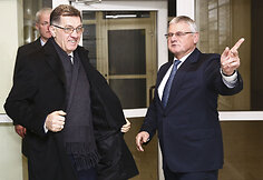 Algirdas Butkevičius ir Vytautas Kvietkauskas