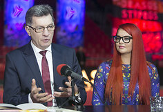 Algirdas Butkevičius ir Gintarė Valaitytė