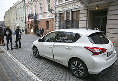 Vytis &Scaron;liažas ir Justinas Staugaitis pradėjo rekordinę kelionę aplink Lietuvą