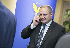Rinkimų rezultatų laukimas &bdquo;Tvarkos ir teisingumo&ldquo; būstinėje
