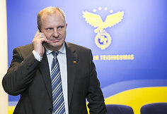 Rinkimų rezultatų laukimas &bdquo;Tvarkos ir teisingumo&ldquo; būstinėje