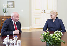 Dalia Grybauskaitė ir Valentinas Mazuronis