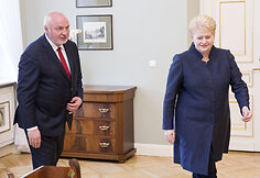 Dalia Grybauskaitė ir Valentinas Mazuronis