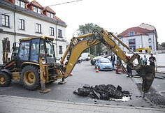 Vandentiekio avarija Subačiaus gatvėje