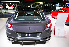 &bdquo;Ferrari&ldquo; stendas Frankfurto automobilių parodoje