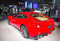 &bdquo;Ferrari&ldquo; stendas Frankfurto automobilių parodoje