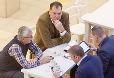 Arvydas Sabonis, Jonas Kazlauskas, Mindaugas Špokas ir Linas Kunigėlis