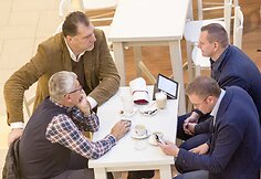 Arvydas Sabonis, Jonas Kazlauskas, Mindaugas Špokas ir Linas Kunigėlis