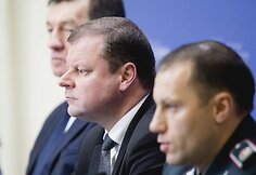 Saulius Skvernelis, Linas Pernavas ir Algirdas Butkevičius