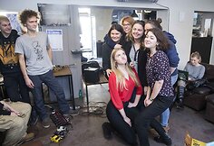 &bdquo;Vilnius Comedy Fest&ldquo; spaudos konferencijos akimirka