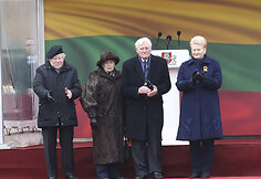 Vytautas Landsbergis, Valdas Adamkus ir Dalia Grybauskaitė