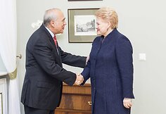 Angelas Gurria ir Dalia Grybauskaitė