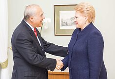 Angelas Gurria ir Dalia Grybauskaitė