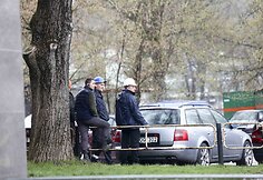 Rastas sprogmuo prie prekybos centro &bdquo;Panorama&ldquo;