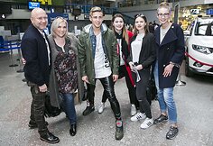 Lietuvos delagacija &bdquo;Eurovizijoje&ldquo; Vilniaus oro uoste