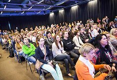 Konferencijos &bdquo;Kelias į interneto žvaigždes&ldquo; akimirka