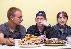 Pyragų diena „Caritas“ laikinuosiuose namuose