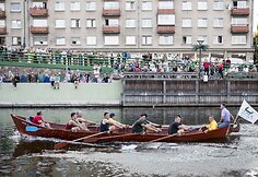 Klaipėdoje sutikta 15 istorinių laivų flotilė