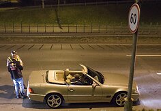 Naktinis policijos reidas